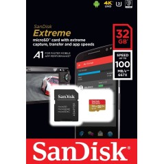 SanDisk Extreme microSDHC 32GB - Fast & Reliable Storage for All Your Needs!